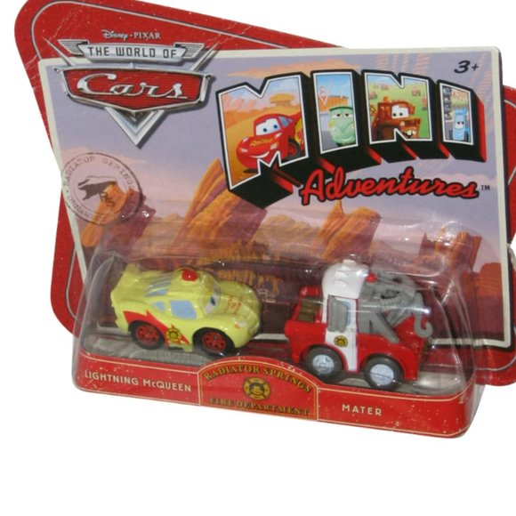 Disney Cars Mini Adventures Fire Lightning McQueen Mater
